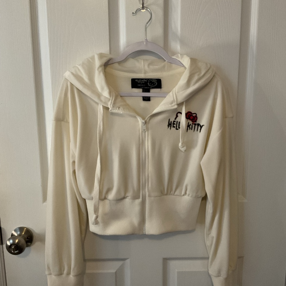 Hello Kitty Cream Hoodie